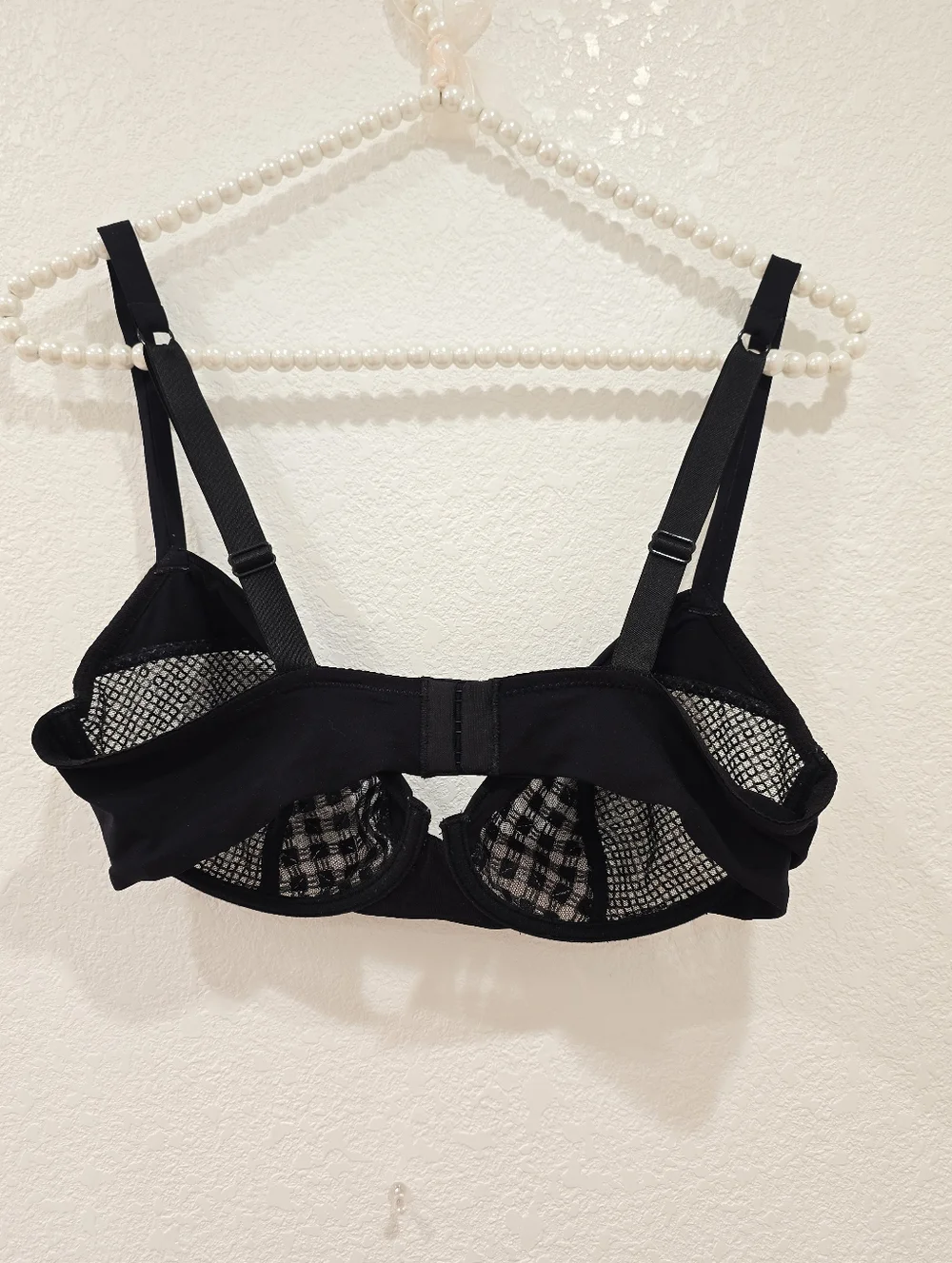 LOU Paris Underwire Bra 2 Pieces 32E Tan Black - Picture 7 of 9
